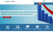 Tablet Screenshot of caretocare.com